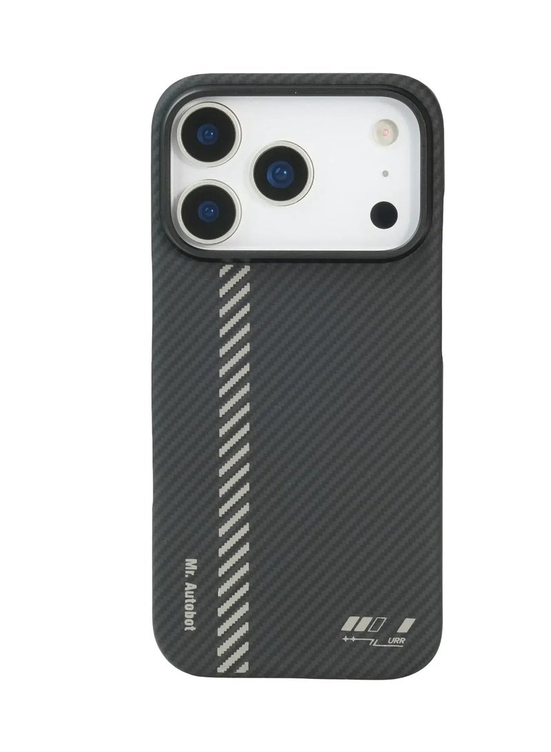 URR PURE Kevlar Case for iPhone ‏17 Pro - Gray - Image 3