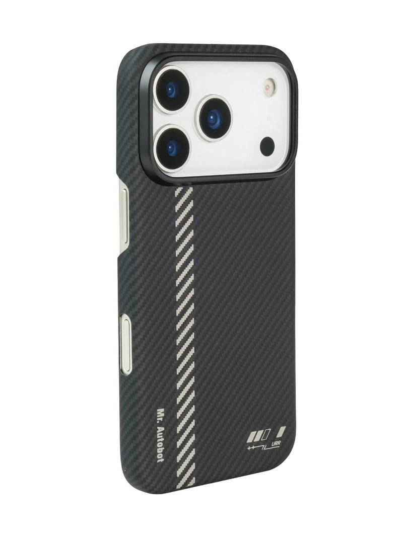 URR PURE Kevlar Case for iPhone ‏17 Pro - Gray - Image 2