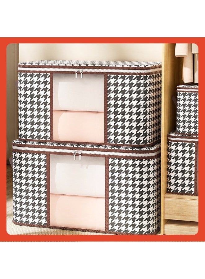 MIXDE 3PCS Storage Bag Waterproof Clothing Storage Bins Foldable Closet Organizers Storage Containers Zipper Bag Handle Zipper Design for Clothing Blanket Comforters Bed Sheets Pillows and Toys - Image 2