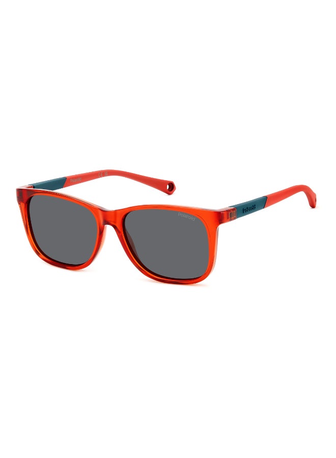 POLAROID KIDS PLD 8058/S Sunglasses Red Rectangular - Image 1