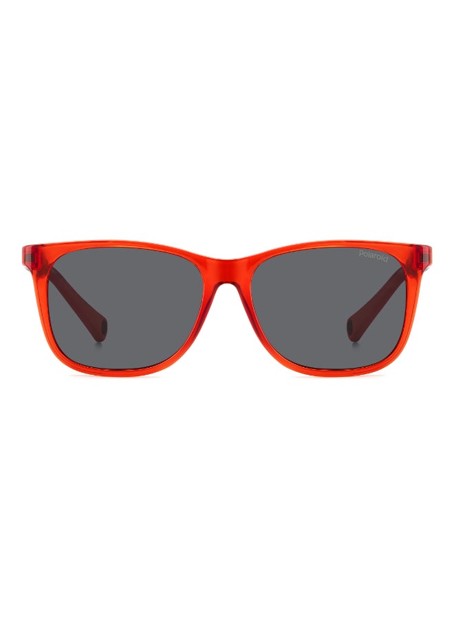 POLAROID KIDS PLD 8058/S Sunglasses Red Rectangular - Image 3