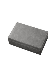 Faraday Box, Leather RFID Signal Blocking Shield Box, Signal Blocker, Anti-Theft Signal Blocking Cage for Car Key Fob Phone (Light Grey)