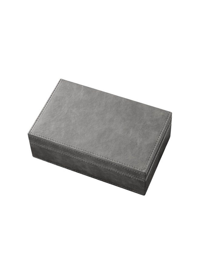 Generic - Faraday Box, Leather RFID Signal Blocking Shield Box, Signal Blocker, Anti-Theft Signal Blocking Cage for Car Key Fob Phone (Light Grey) - Image 1