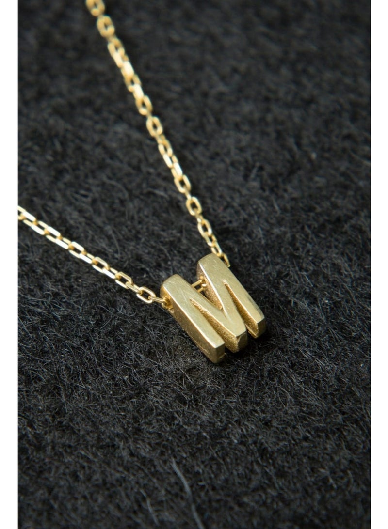 Luxuria 18K gold plated stainless steel initial pendant, personalized initial necklace, multi-letter name necklace for women and girls, suitable for all people. - Image 4