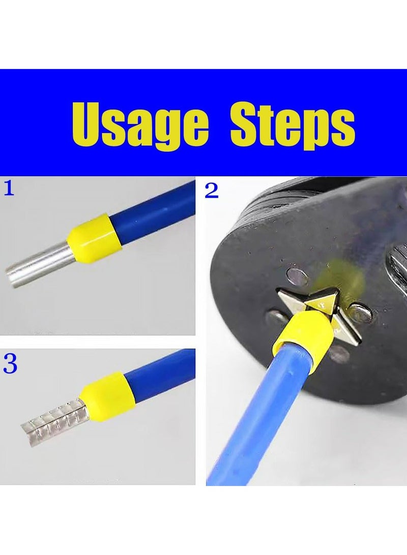 CMGTYYD 1200 Piece Wire Sleeve Terminal Kit, Copper Crimp Terminal, 8 Size Awg 23 – 7 Set Terminal Connector Wire Sleeve Crimp Terminal Insulation Pin End for Electrical, Industrial  - Image 3