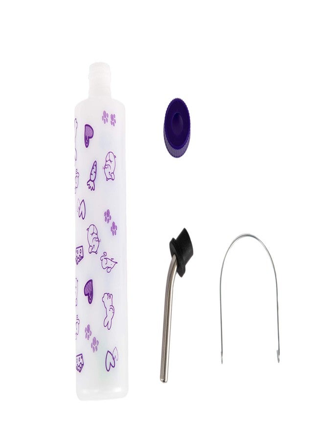 ليكسيت زجاجة مياه ليكسيت الأصلية فائقة الإغلاق للأرانب والقطط والنموس والهامستر وخنازير غينيا والجرذان وغيرها من الحيوانات الصغيرة. (8 أونصة (عبوة واحدة)، زجاج مثلج) - Image 3