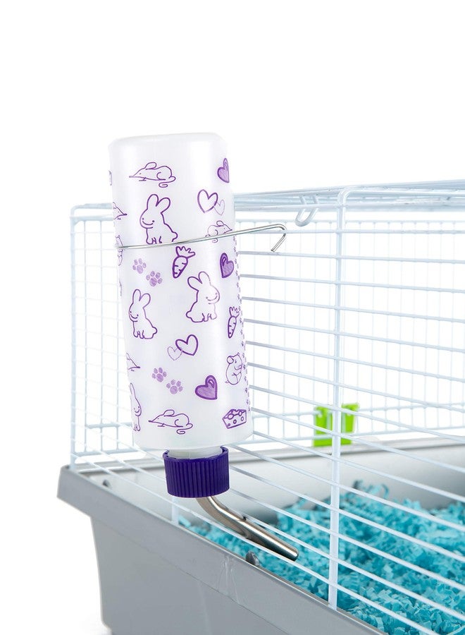 ليكسيت زجاجة مياه ليكسيت الأصلية فائقة الإغلاق للأرانب والقطط والنموس والهامستر وخنازير غينيا والجرذان وغيرها من الحيوانات الصغيرة. (8 أونصة (عبوة واحدة)، زجاج مثلج) - Image 5