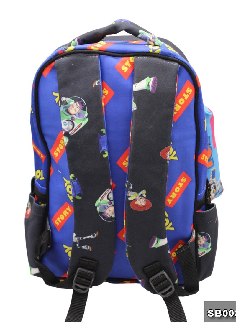 Gharibo Bags School backpack with lunch bag Size 17 model 32 Toy Story  - Image 5