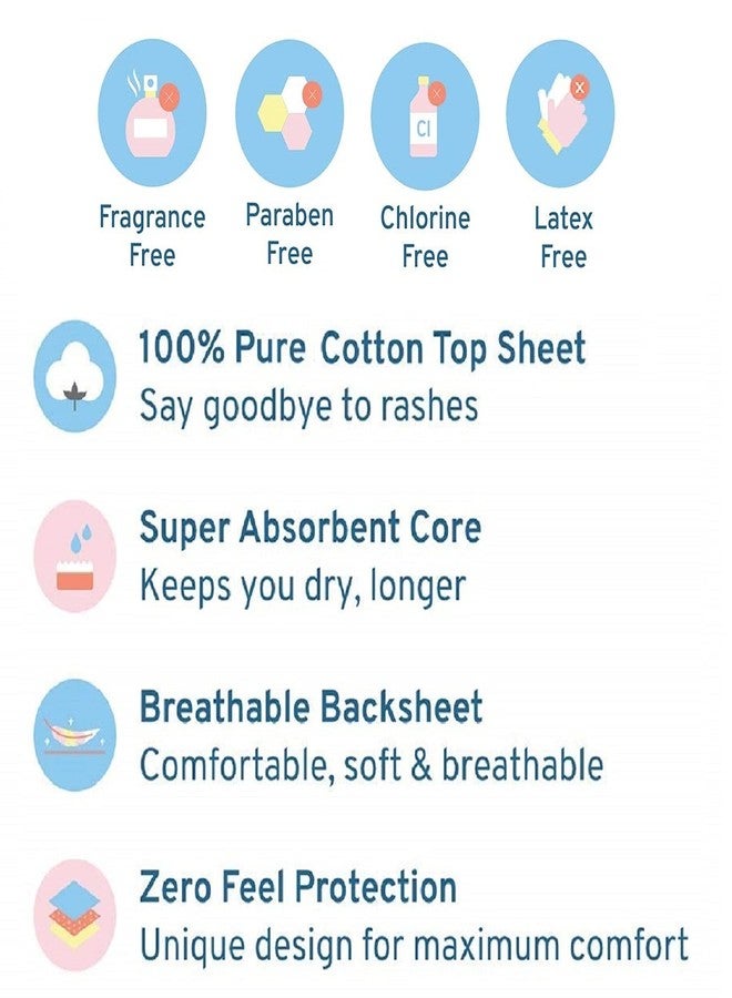 ERHETUS Biodegradable Sanitary Pads for Women, Pure Organic Cotton & Bamboo Fiber Base Sanitary Napkins | Soft, Ultra-thin, High Absorbent, Rash Free Pad for Day-Night Protection - 25 Pads, XXL, 350mm - Image 3