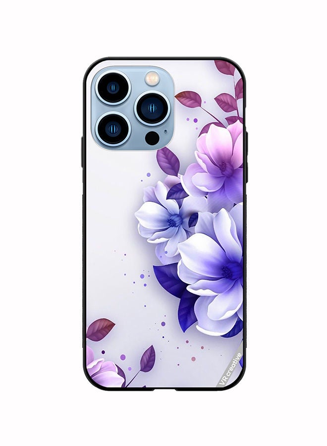 VR CREATIVE Protective Case Cover For Apple iPhone 13 Pro Flower Design Multicolour - Image 1