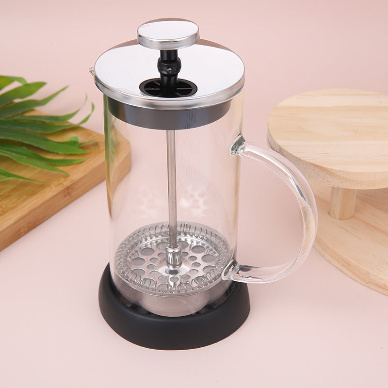 New Tea-Making Heat-Resistant Tea Maker High Borosilicate Glass Teapot Hand-Made Coffee Pot Method Pressure Pot Tea Set - Image 3
