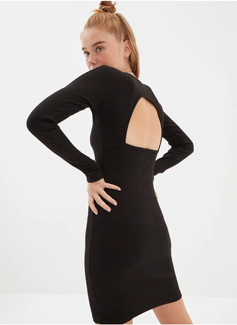trendyol Cut Out Detail Bodycon Dress