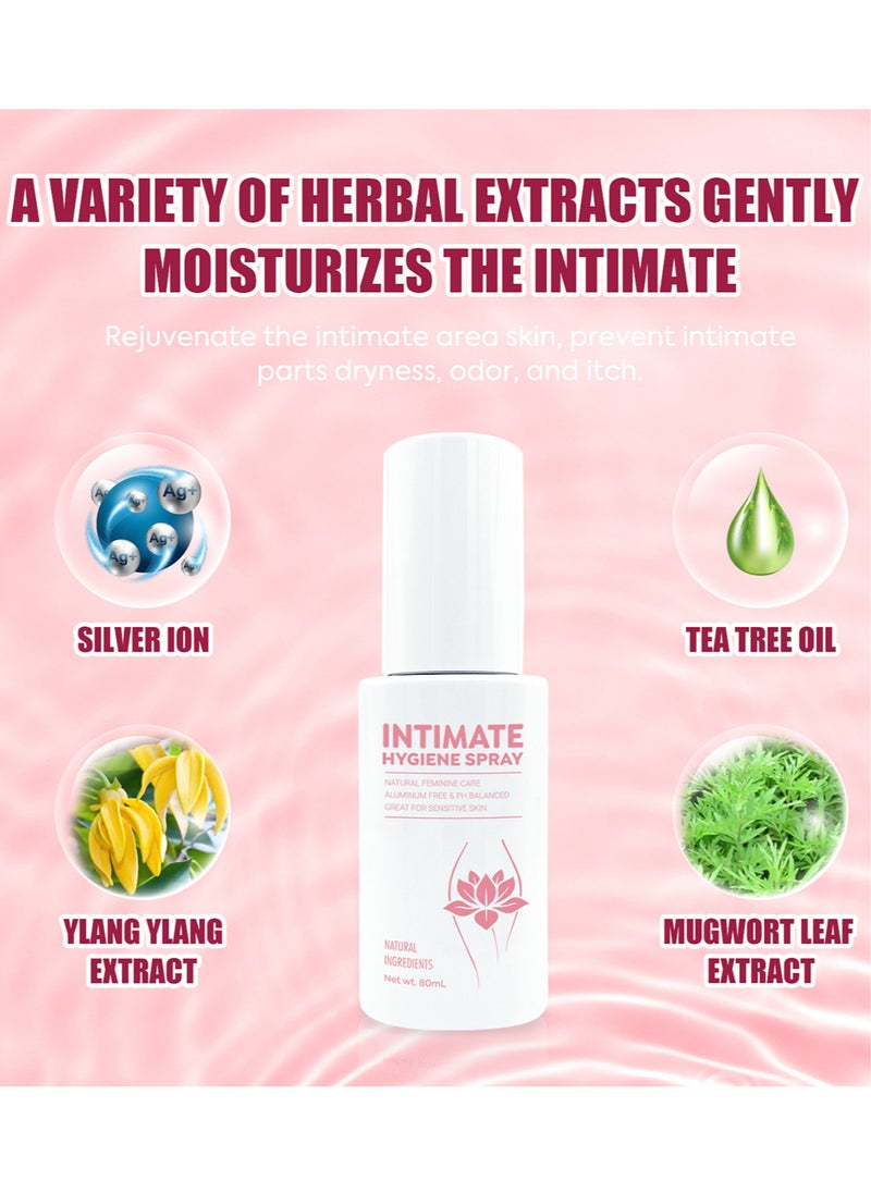 VANERIA - Feminine Intimate Spray Daily Feminine Care Moisturizer Natural Extract Great for Sensitive Skin Improve Itch Refresh and Cooling Private Part - Image 1