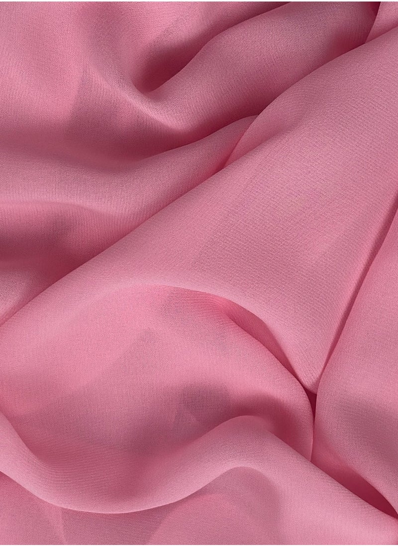 Perfectory - PERFECTORY Women Lightweight Solid Chiffon Hijab Shawl Soft Premium Abaya Shawl Wrap Scarves, Long Bridal Hijab Scarf- Baby Pink - Image 1