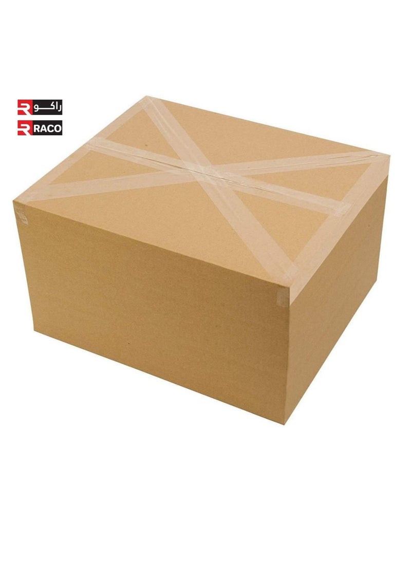 RACO RACO Heavy Duty Packaging Tape, Clear Packing Tape Designed for Moving Boxes, Shipping, Office, and Storage (2inch) (PACK OF 6)  - Image 2