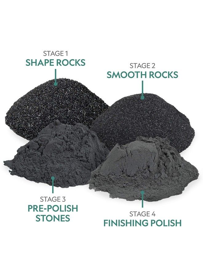 NATIONAL GEOGRAPHIC طقم إعادة تعبئة جزيئات الصخور ومواد التلميع لجهاز تلميع الصخور - جزيئات تلميع تصل إلى 20 رطلاً من الصخور - يعمل مع أي جهاز تلميع صخور - مستلزمات جهاز تلميع الصخور - Image 5