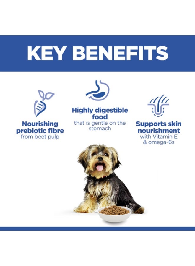 Hills Hill’s Science Plan Sensitive Stomach & Skin Small & Mini Adult Dog Food 1.5kg – Chicken Formula for Digestive Health & Healthy Skin - Image 3