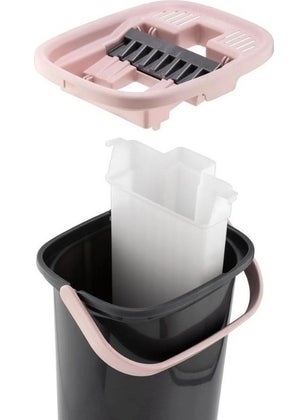 Viyalente Sillgech Compact Tablet Mop Cleaning Mop Set Black-Pink  - Image 3