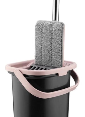Viyalente Sillgech Compact Tablet Mop Cleaning Mop Set Black-Pink  - Image 1
