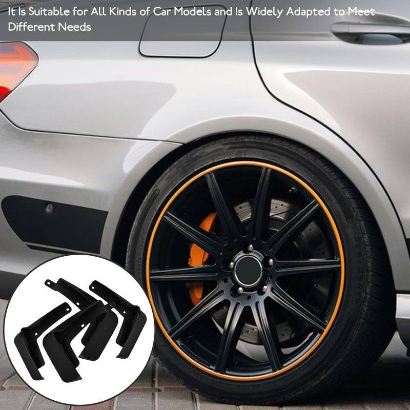 Car Mud Guards Set for 2021 Golf Model, Soft Rubber Front and Rear Mud Flaps, Splash Guards for Vehicle Protection, Universal Fit Exterior Accessories - Image 3