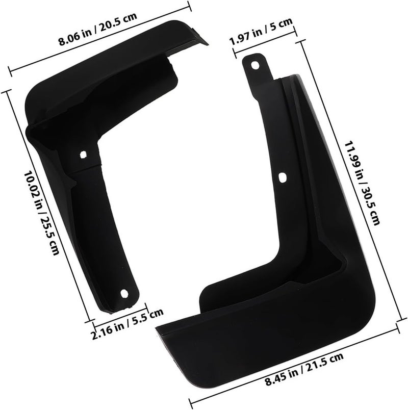 Car Mud Guards Set for 2021 Golf Model, Soft Rubber Front and Rear Mud Flaps, Splash Guards for Vehicle Protection, Universal Fit Exterior Accessories - Image 2
