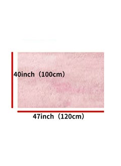 MarlaMall Modern Soft Fluffy Long Rug Tie-Dye Rug for Bedroom, Living Room and Children's Room - Pink  - Image 2