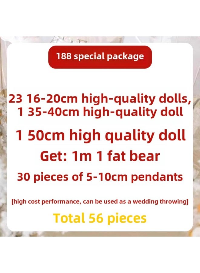 Wedding Doll Wedding Throw Gift Plush Toy Small Doll Wedding Package Activity Doll Machine Wedding Doll-Specification:[exquisite Dolls, Professional Matching]-Color:188 Special Package 1 - Image 1