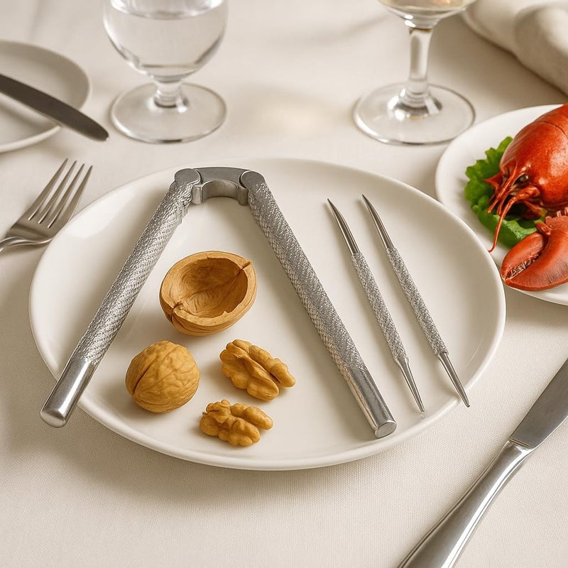 BNYD Nut Cracker Set, Nutcracker Tool, Lobster or Crab Cracker - Image 3