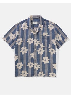 American Eagle Printed Button-Up Poolside Shirt  - Image 3