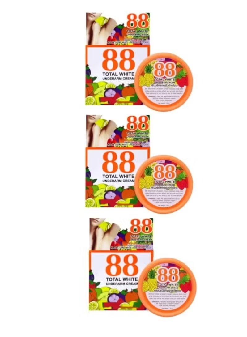 88 Total White 3-piece underarm whitening cream - Image 1