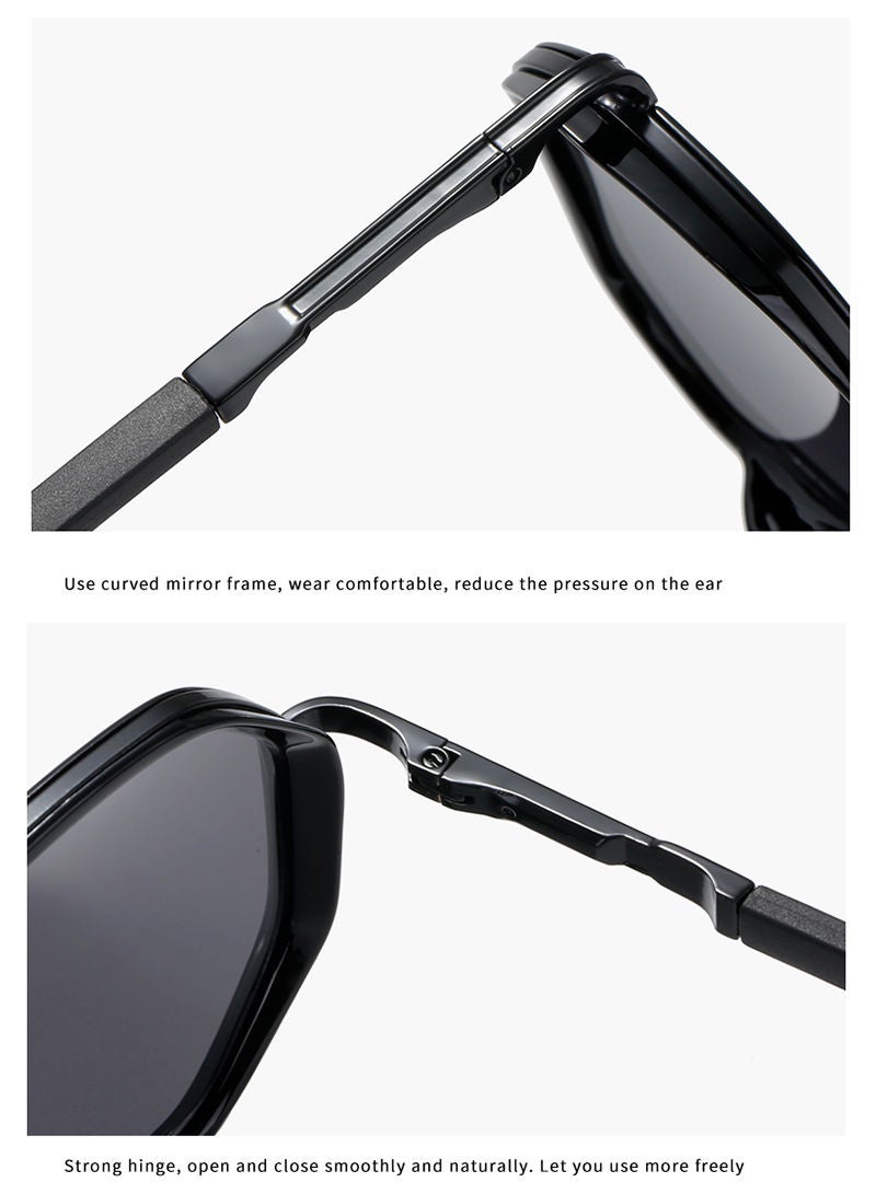 Sharpdo TR Polarized Unisex Polygon Sunglasses - Image 5