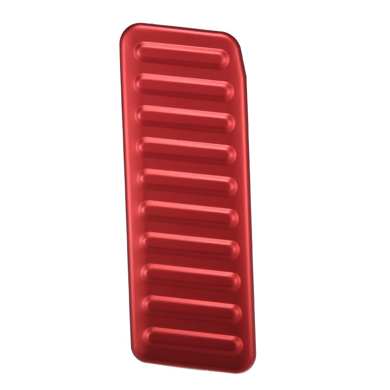 X AUTOHAUX X AUTOHAUX Aluminium Alloy Car Foot Rest Footrest Pedal Dead Pedal Pad Cover Non-Slip for Ford for Mustang 2015-2020 Red - Image 1
