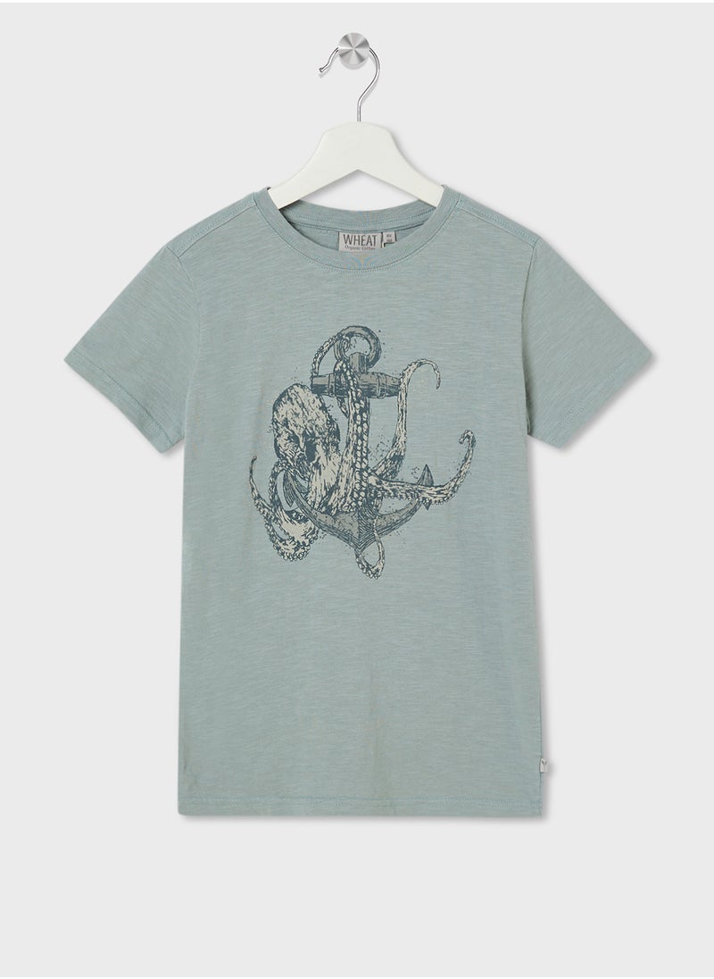 ويت T-Shirt Anchor Octopus Ss  - Image 1