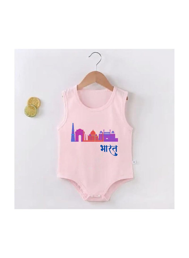 India Baby Romper Printed Designs-100% Cotton Soft Fabric Rompers-Baby Sleeveless Bodysuit For Boys And Girls-Perfect For New Born Baby-Everyday Wear For Babies - Image 2