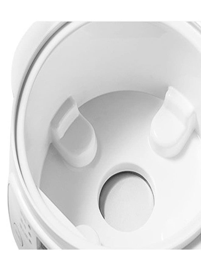 TAYAMA 1 Qt. White Mini Ceramic Stew Cooker with Pre-Settings and Built-In Timer - Image 3