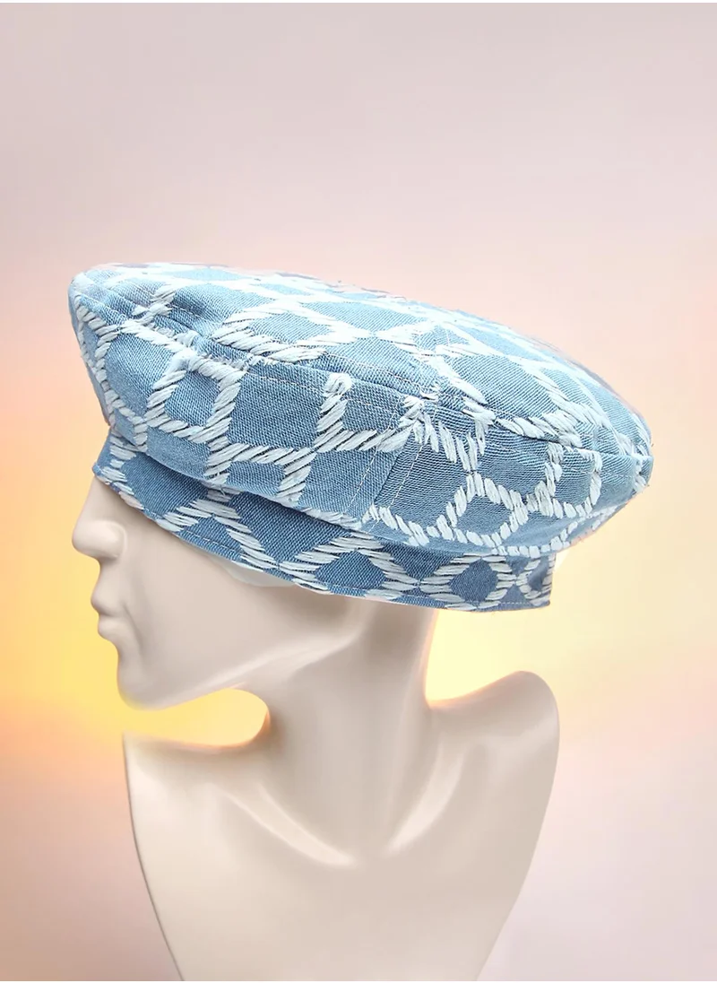 صوص هاوت Geometric Weave Beret Hat