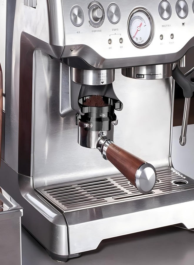 IKAPE 54mm Espresso Tamper Kit 4 in 1 Black, Complete Portafilter accessory set, 53mm Coffee Tamper, WDT Tool, Paper Filters (200pc), Dosing Funnel for Breville Portafilters - Image 3