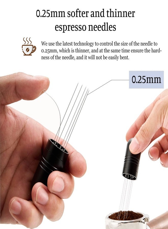 IKAPE 54mm Espresso Tamper Kit 4 in 1 Black, Complete Portafilter accessory set, 53mm Coffee Tamper, WDT Tool, Paper Filters (200pc), Dosing Funnel for Breville Portafilters - Image 4