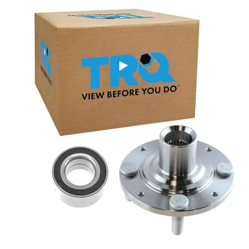 TRQ 2 Piece Front Wheel Bearing Hub Kit Set Compatible with 19922000 Honda Civic 19931997 Civic del Sol - Image 1