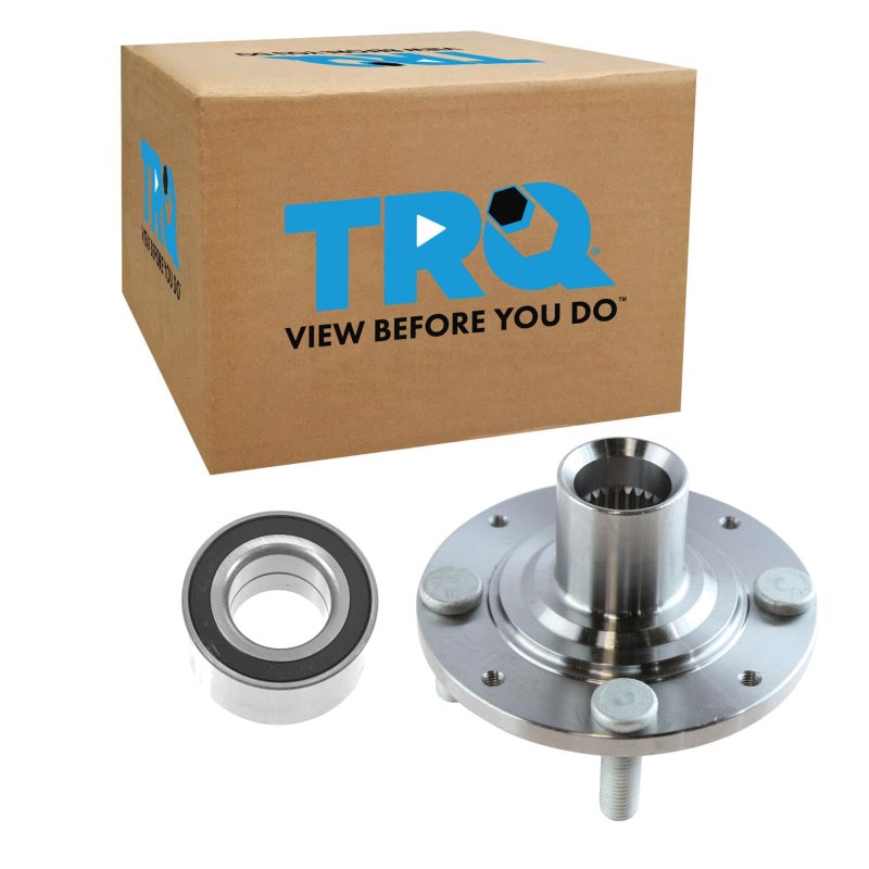 TRQ 2 Piece Front Wheel Bearing Hub Kit Set Compatible with 19922000 Honda Civic 19931997 Civic del Sol - Image 2