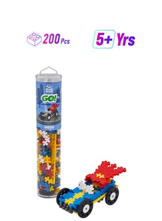 Building Blocks Toy - 200Pcs Go Superhero Car Kids Construction Toys, Creative Learning Resources And Stem Play For Home And Travel - Girls And Boys Toys Age 5 Plus