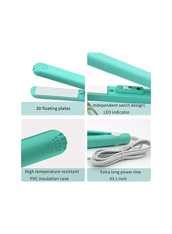 SYOSI Pack Mini Bag Sealer Heat Seal, Handheld Food Sealer Bag Resealer For Food Storage, Portable Smart Heat Sealer Machine With 45” Power Cable For Chip Bags, Plastic Bags, Snack Bags (Green+Purple)  - Image 2