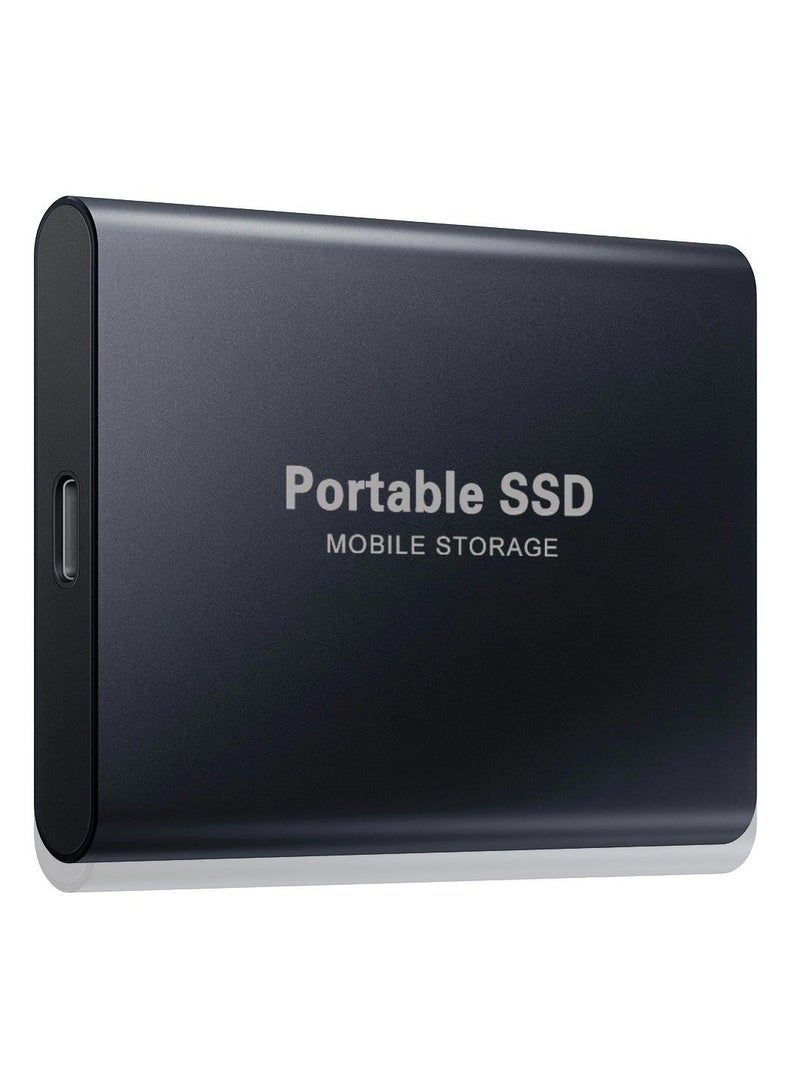 6TB Portable External Hard Drive, Mini SSD Hard Drives, Solid State External Drives, Computer Backup Drive, USB 3.1 to TypeC Support Data Storage Transfer for Windows XP PC Laptop and Mac (Black)