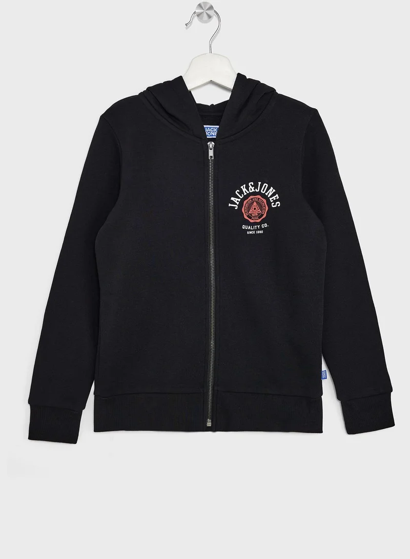 Jack & Jones Junior Youth Logo Hoodie