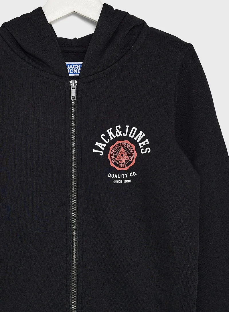 Jack & Jones Junior Youth Logo Hoodie