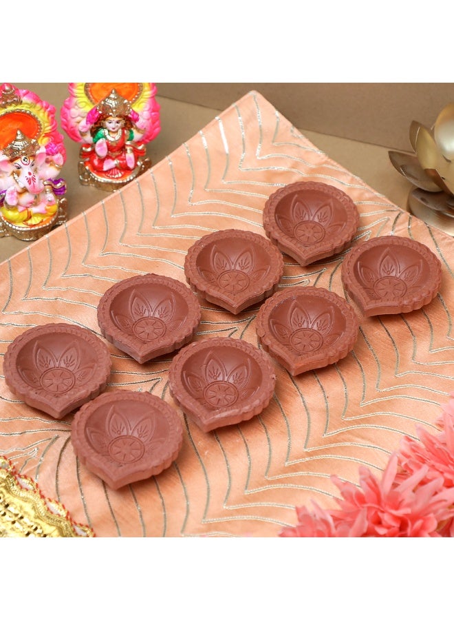 Madhoor Plain Mitti Deepak Diya Set of 8 Pcs - Image 1