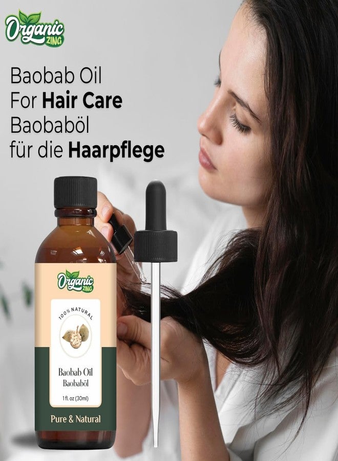 ORGANIC ZING زيت الباوباب العضوي النقي والطبيعي من أورجانيك زينج للعناية بالبشرة والوجه والشعر، والعلاج العطري، والاستخدام في أجهزة التبخير، وترطيب البشرة - 30 مل - Image 5