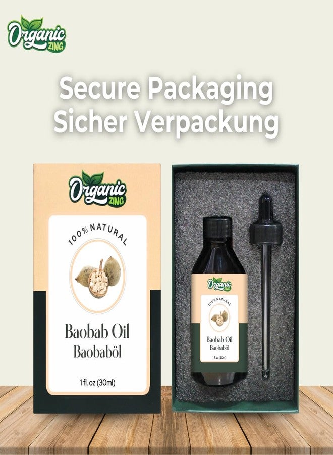 ORGANIC ZING زيت الباوباب العضوي النقي والطبيعي من أورجانيك زينج للعناية بالبشرة والوجه والشعر، والعلاج العطري، والاستخدام في أجهزة التبخير، وترطيب البشرة - 30 مل - Image 4