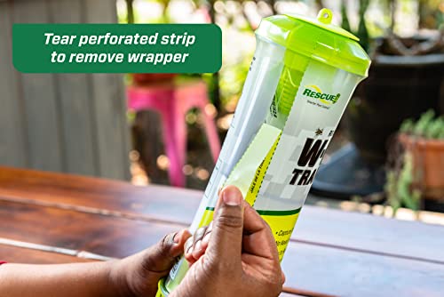 RESCUE! WHY Trap for Wasps, Hornets, & Yellowjackets – Hanging Outdoor Trap - 2 Traps - Image 3