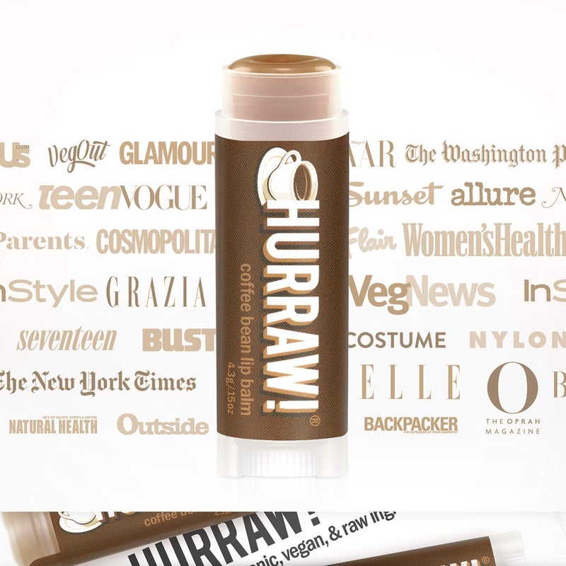 Hurraw! Coffee Bean Lip Balm, 3 Pack: Organic, Certified Vegan, Cruelty and Gluten Free. Non-GMO, 100% Natural Ingredients. Bee, Shea, Soy and Palm Free. Made in USA - Image 5